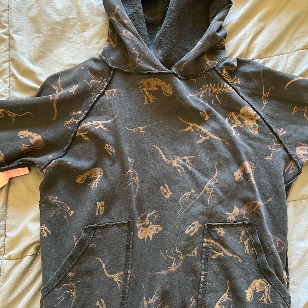 Dinosaur Print Hoodie